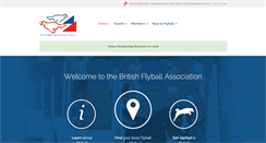 Desktop Screenshot of flyball.org.uk