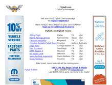 Tablet Screenshot of flyball.com