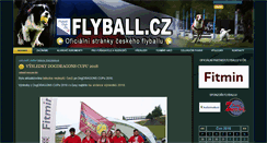 Desktop Screenshot of flyball.cz