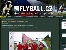 Tablet Screenshot of flyball.cz